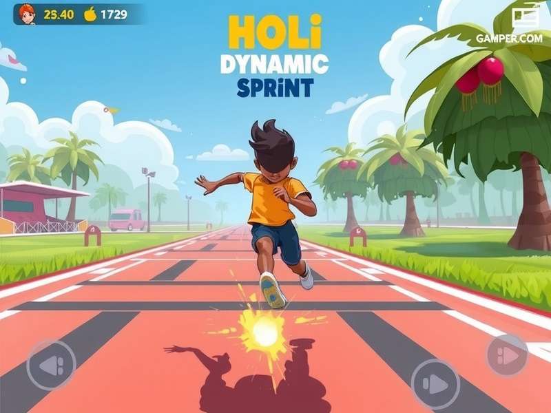Holi Dynamic Sprint Gameplay